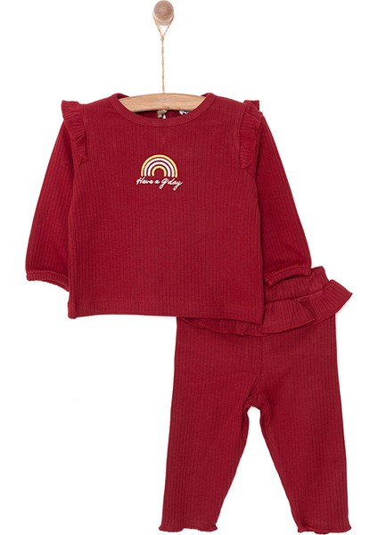 Basic Kız Kaşkorse Bluz-Tayt Takım Kız Bebek