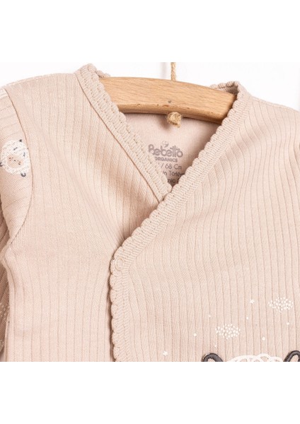 Yenidoğan Organic Little Lamb Zıbın-Şapka-Patikli Alt 3lü Set Kız Bebek modelleri