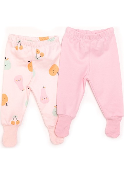 Kız 2li Çoraplı Pantolon Metraj Kız Bebek