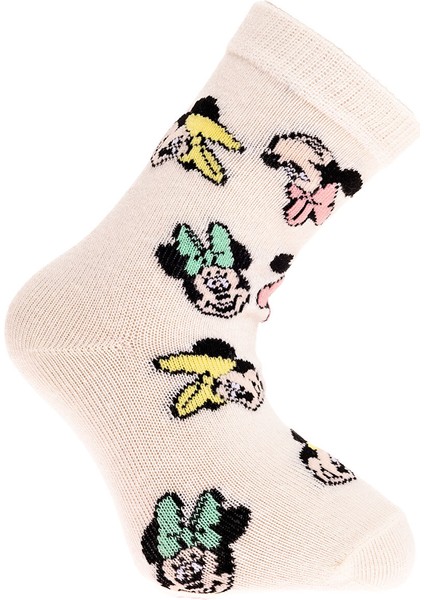 Minnie Mouse 3lü Soket Çorap Kız Bebek