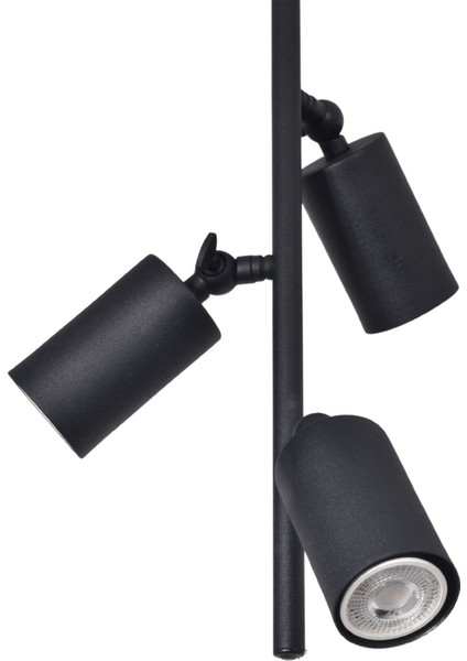 Madrid Modern Tasarım Spot Ayarlanabilir Salon Mutfak Cafe Oda Siyah Renk 3 Lü Avize ( Gün Işığı ) fırsatları