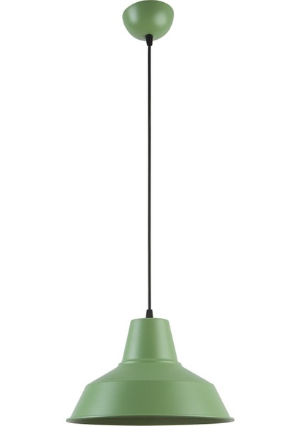 Eva Özel Tasarım Modern Salon - Mutfak - Cafe Yeşil Tekli Sarkıt Avize