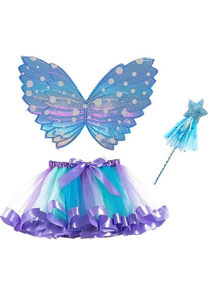 Kız Kostümü Tutu Çocuk Cosplay Giydirme (Yurt Dışından)