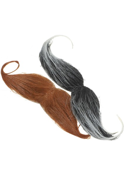 Için 2 Sahte Bıyık Kendinden Yapışkanlı Dekor (Yurt Dışından) modelleri