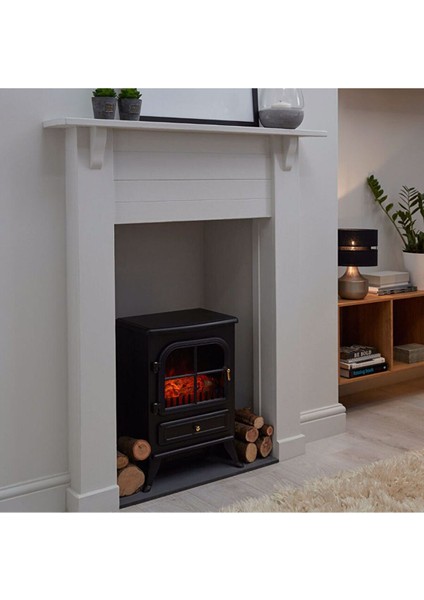 Elektrikli Şömine 1850 W Elektrikli Isıtıcı , Soba 1850W Isıtıcı Fan, Alev Efektli Dekoratif fiyatları