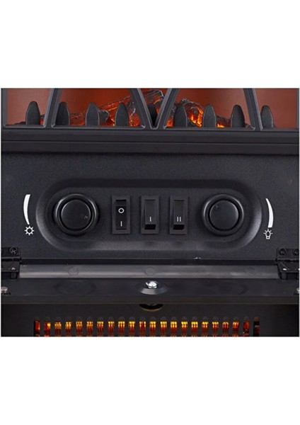 Elektrikli Şömine 1850 W Elektrikli Isıtıcı , Soba 1850W Isıtıcı Fan, Alev Efektli Dekoratif modelleri