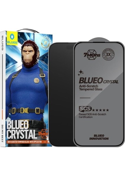 Apple iPhone 16 Pro / 16 Pro Max Crystal Anti-Scratch Çizilme & Darbe Dayanımlı Uygulama Aparatlı Cam Ekran Koruyucu