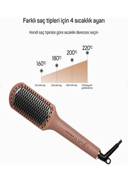 AR5068-AG Superstar Touch Saç Düzleştirici Fırça fiyatları