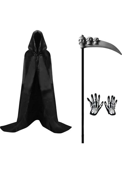 Parti Malzemeleri Cosplay Takım Fotoğraf Aksesuarları Şkinler Grim Reaper (Yurt Dışından)