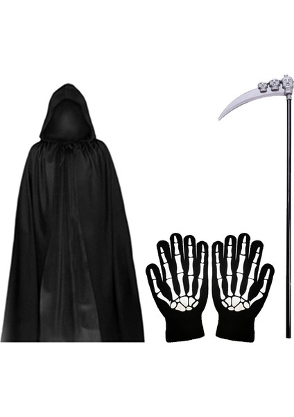 Azrail Kostümü ve Eldivenler (Yurt Dışından) fırsatları