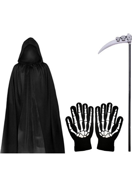 Azrail Kostümü ve Eldivenler (Yurt Dışından) indirimleri