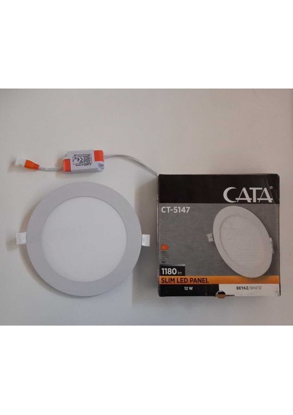 CT-5147 - Slım LED Panel - 12W - Beyaz Işık modelleri