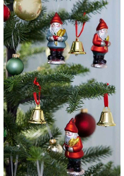 Vınterfınt 2 Adet 11 cm Yılbaşı Çam Ağacı Süsü Noel Baba fiyatları