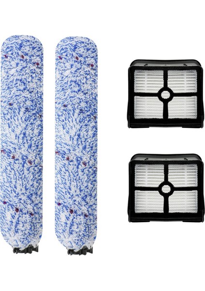 4 Adet Yedek Yedek Parça D3 Speedfox Nano Nanopro Yıkama Zemin Makinesi Rulo Fırça Hepa Filtre (Yurt Dışından)