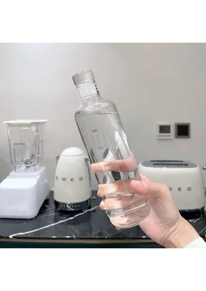 Transparent Su Şişesi, Büyük Kapasitesi, Sızdırma Kanıtı ve Yürütmek Için Kanıt Plastik Içki Bardağını Düşür 700ML (Yurt Dışından)