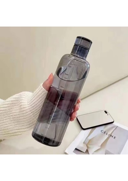 Transparent Su Şişesi, Büyük Kapasitesi, Sızdırma Kanıtı ve Yürütmek Için Kanıt Plastik Içki Bardağını Düşür 700ML (Yurt Dışından)