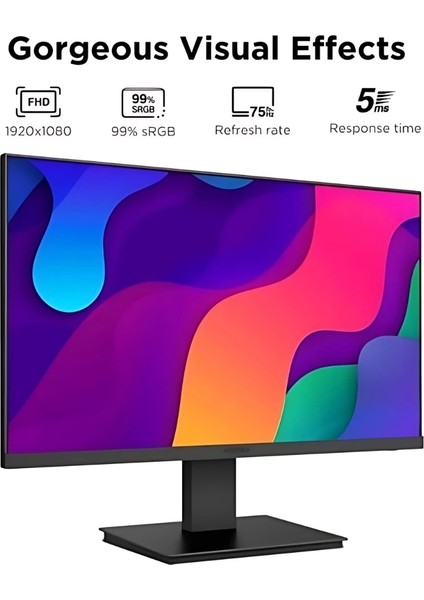 23.8" 24N1 75Hz 5ms Fhd IPS (Hdmı, Vga) Monitör