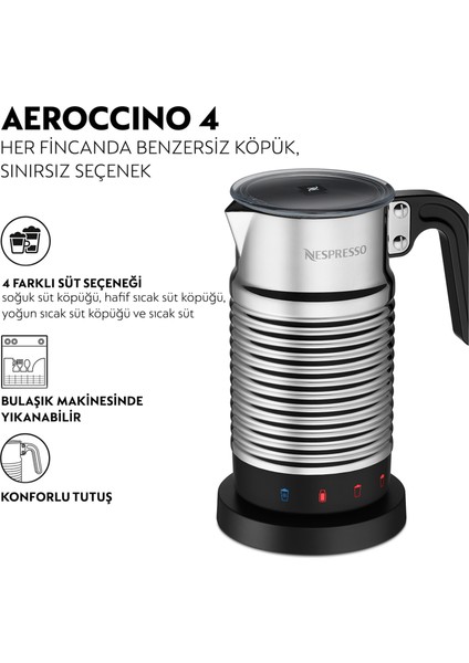 Aeroccino 4 Süt Köpürtücü