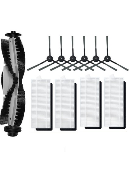 HR1010 Robotlu Süpürge Aksesuarları Için 11 Adet Yedek Yedek Parça Ana Yan Fırça Hepa Filtre (Yurt Dışından)
