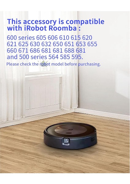 Irobot Roomba 600 Serisi 605 606 610 615 616 620 621 625 630 631 Ana Yan Fırça Hepa Filtre Yedek Parçaları (Yurt Dışından)