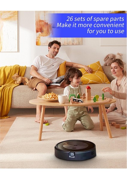 Irobot Roomba 600 Serisi 605 606 610 615 616 620 621 625 630 631 Ana Yan Fırça Hepa Filtre Yedek Parçaları (Yurt Dışından)