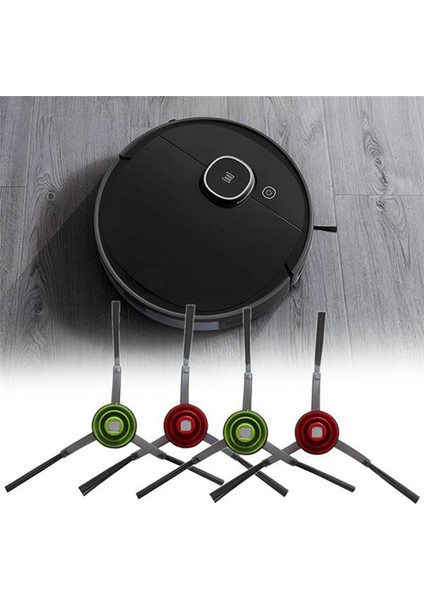 6 Paket DN55 DN520 DN33 DN36 Robotlu Süpürge Aksesuarları Yedek Parçalar Yan Fırça (Yurt Dışından)