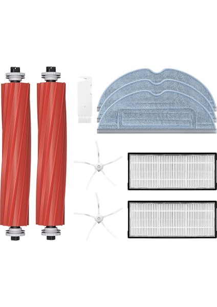 10 Adet Elektrikli Süpürge Aksesuarları Kiti Xiaomi Roborock T7S Artı T7S T7 S7 T7 Artı S70 S75 Yeniden Kullanılabilir Değiştirilebilir (Yurt Dışından)