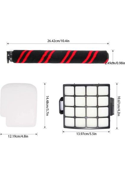 Shark Stratos Duoclean AZ3002 AZ3000 Elektrikli Süpürge Için Yedek Kit, 1 Rulo Burç, 2 Hepa Filtre, 4 Takım Köpük ve Keçe (Yurt Dışından) fırsatları