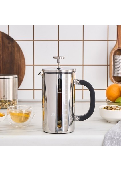 Poly Wood Borosilikat Cam/çelik French Press 1000 ml (Yurt Dışından)