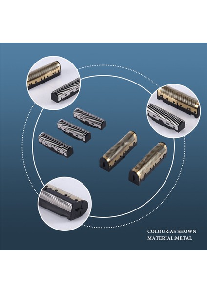 Elektrikli Traş Makineleri Bıçakları Altın Folyo Bıçak Ağı ve Kesici Kafa Kemei KM-2026 KM-2028 Yüzer Jilet Için Uygun (Yurt Dışından)