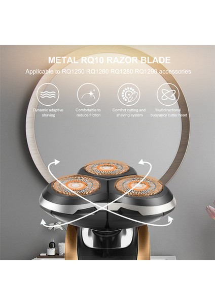 Philips Için Tıraş Makinesi Başlığı RQ12 RQ10 RQ11 RQ32 Norelco Sensotouch 3D Toplu RQ1250CC RQ1260CC RQ1290CC RQ1150 RQ1130 RQ1175 (Yurt Dışından)