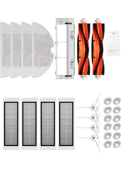 28 Paket Yan Fırça Rulo Fırça Paspas Hepa Filtre Xiaomi 1 S Robot S50 S51 S55 S5 S6 Elektrikli Süpürgeler Parçaları Aksesuarları (Yurt Dışından)