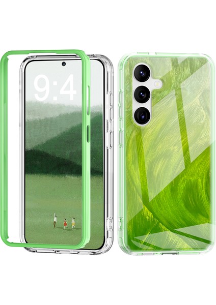 Samsung Galaxy S24 Plus Pc+Tpu Darbeye Dayanıklı Degrade Tüy Kapak (Yurt Dışından)