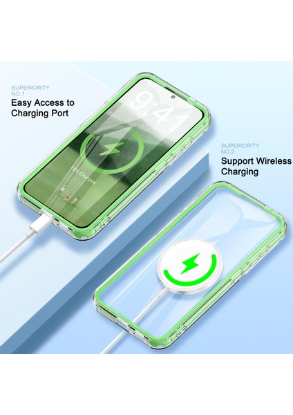 Samsung Galaxy S24 Plus Pc+Tpu Darbeye Dayanıklı Degrade Tüy Kapak (Yurt Dışından) modelleri