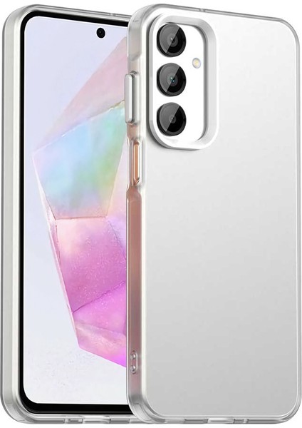Samsung Galaxy A55 5g Pc+Tpu+Pet Mat Düşmeyi Önleyici Telefon Arka Kapağı (Yurt Dışından)