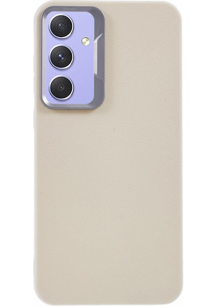 Samsung Galaxy A55 5g Deri Dokulu Tpu Darbeye Dayanıklı Telefon Kapağı (Yurt Dışından)
