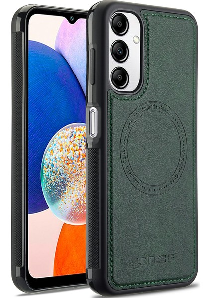 Samsung Galaxy A34 5g Manyetik Deri+Tpu Arka Kapak Magsafe ile Uyumlu (Yurt Dışından)
