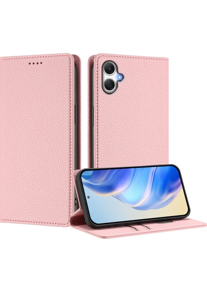 Samsung Galaxy A05 4g Cüzdan Kılıf Rfıd Engelleme Litchi Doku Deri Kapak (Yurt Dışından) fiyatları
