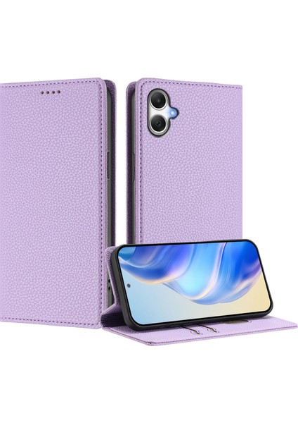 Samsung Galaxy A05 4g Cüzdan Kılıf Rfıd Engelleme Litchi Doku Deri Kapak (Yurt Dışından) fiyatları