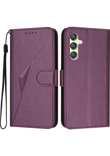 Samsung Galaxy A24 5g Kordonlu Deri Telefon Kılıfı (Yurt Dışından)