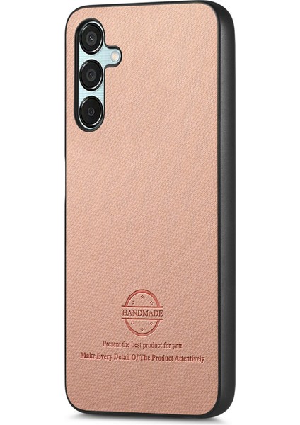 Samsung Galaxy A35 5g Kumaş Doku Deri+Pc+Tpu Düşmeyi Önleyici Telefon Kılıfı (Yurt Dışından)