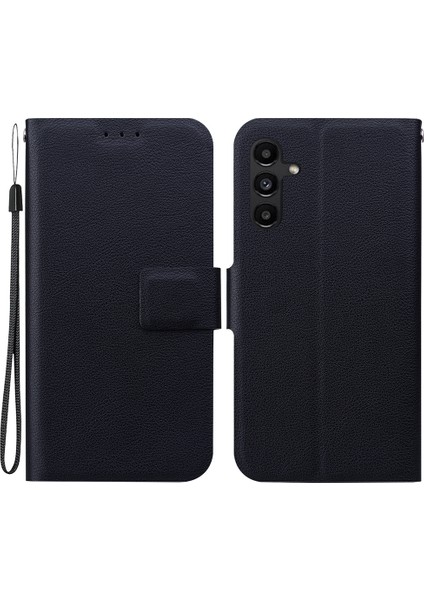 Samsung Galaxy A15 Pu Deri + Kart Yuvalı Tpu Telefon Kapağı (Yurt Dışından)