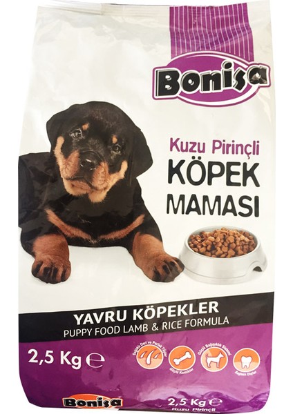 Kuzu Etli Pirinçli Yavru Köpek Maması 2.5 kg