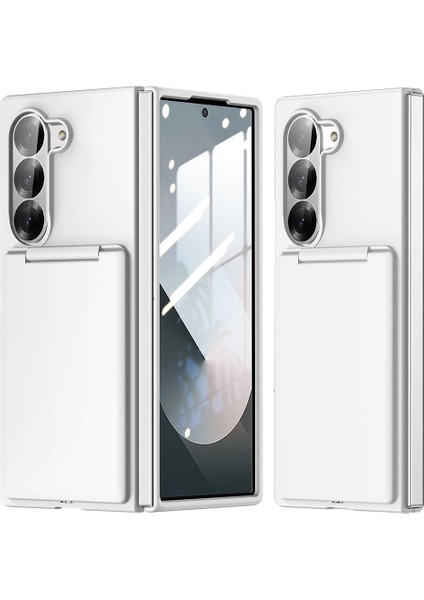 Samsung Galaxy Z Fold6 5g Kart Tutucu Kickstand Sert Pc Arka Kapak (Yurt Dışından)