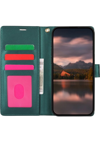 Samsung Galaxy A55 5g Deri Cüzdan Telefon Kılıfı El Askısı ile (Yurt Dışından)