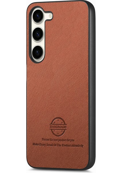 Samsung Galaxy S23 Plus Kumaş Doku Deri+Pc+Tpu Düşmeyi Önleyici Telefon Kapağı (Yurt Dışından) fiyatları