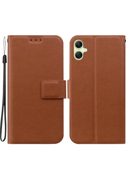 Samsung Galaxy A05 4g Pu Deri + Kart Yuvalı Tpu Telefon Kılıfı (Yurt Dışından)