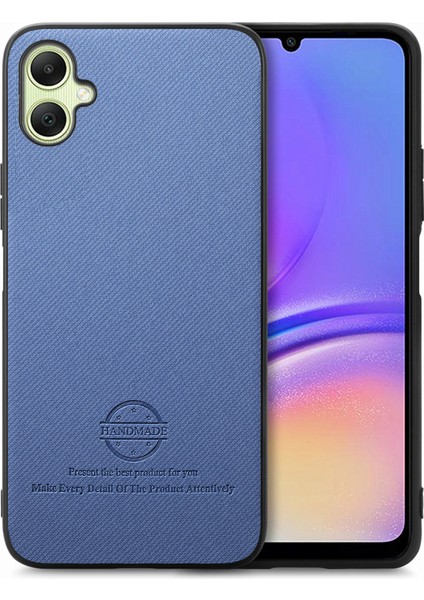 Samsung Galaxy A05 4g Kumaş Doku Deri+Pc+Tpu Düşmeyi Önleyici Telefon Kılıfı (Yurt Dışından)
