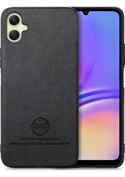 Samsung Galaxy A05 4g Kumaş Doku Deri+Pc+Tpu Düşmeyi Önleyici Telefon Kılıfı (Yurt Dışından)