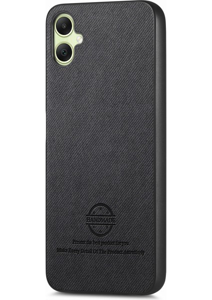 Samsung Galaxy A05 4g Kumaş Doku Deri+Pc+Tpu Düşmeyi Önleyici Telefon Kılıfı (Yurt Dışından)